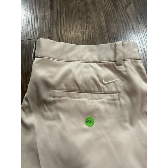 Nike Golf Men’s Standard Fit Flat Front Dri Fit Pants Beige Size 34x32 - Picture 7 of 7